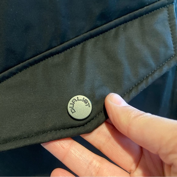 Dualist Stella Coat Womens T1 Navy Hooded Long Puffer Parka Synthetic Insulated - Picture 8 of 16